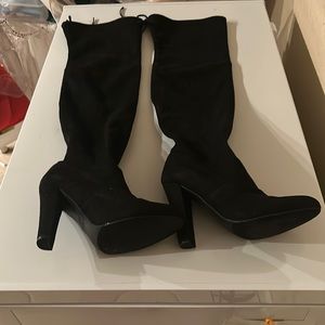 Black over the knee boot. Size 6 1/2